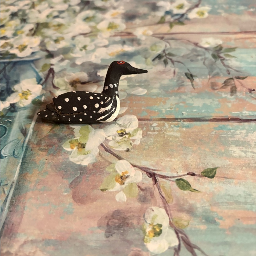 Vintage Wooden Duck Pin